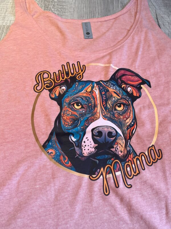 A vibrant, artistic portrait of a Bully