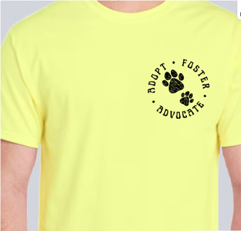 Adopt Foster Advocate - Retro "Adopt Don't Shop" Tee